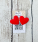 Heart shaped earrings image 2