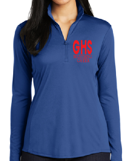 GHS Cheer Ladies Qtr Zip Pullover image 0