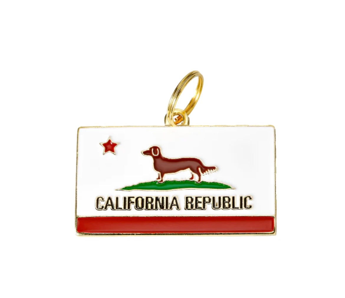 California Republic ID Pet Tag image 0