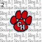 EMBROIDERED CHHS PAW PATCH image 1
