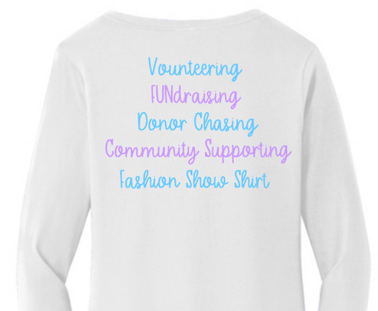 CWC Fashion Show Ladies V Long Sleeve image 1