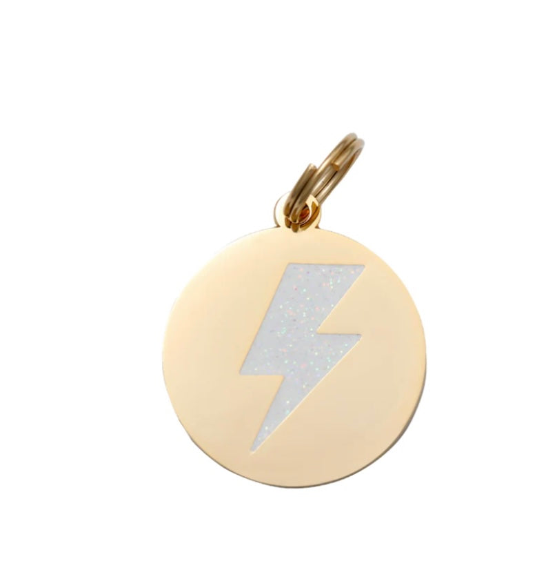 Lightning Bolt ID Pet Tag image 2