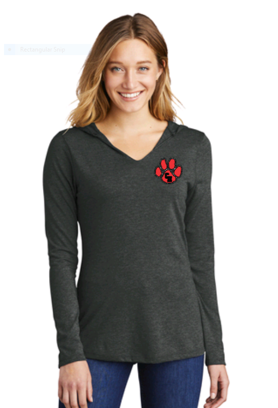 CHHS Football Womens Long Sleeve (District Tri-Blend) image 0
