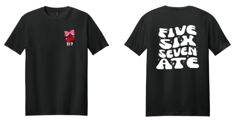 S12 Five Six Seven Ate! Comfort Colors Tee image 1